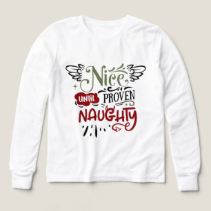 Funny Santa's Liste Kinder unisex