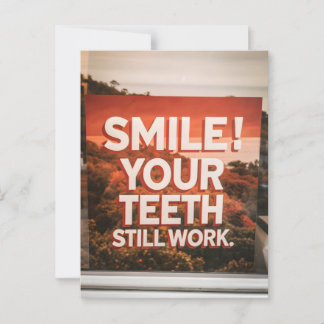 Funny Sarcasm Birthday Smile Old Age Postkarte