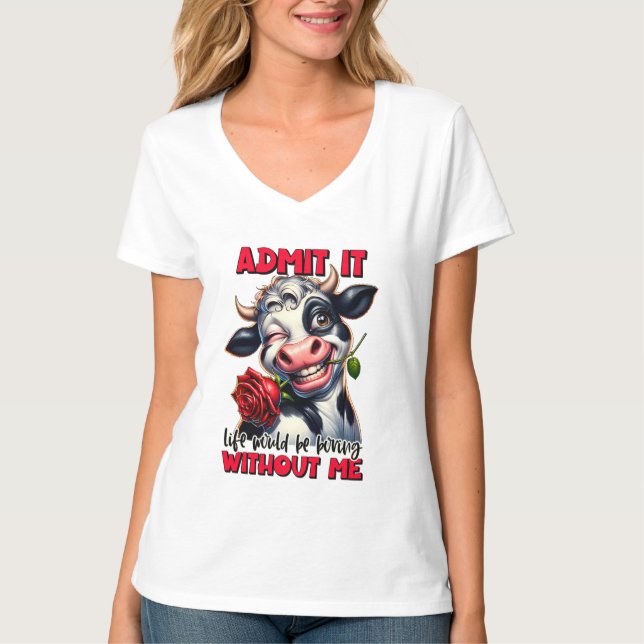 Funny Sarcasm ducs word art T-Shirt (Vorderseite)