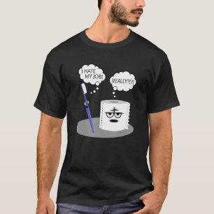 Funny Sarcasm Ich hasste meinen Job wirklich Tooth T-Shirt