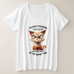 Funny sarcasme multitâche chat art mot