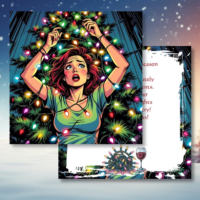 Funny Sarcastic Christmas Humor Karte (Von Creator hochgeladen)