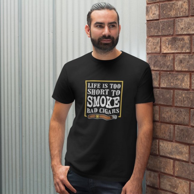 Funny Sarcastic Cigar Zitat T-Shirt (funny sarcastic cigar smoker t shirt)