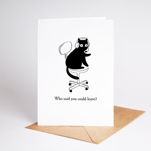 Funny & Sarcastic Congratulations on New Job Card Karte (Von Creator hochgeladen)