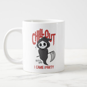 Funny Sarcastic GrimReaper Halloween-Party Jumbo-Tasse