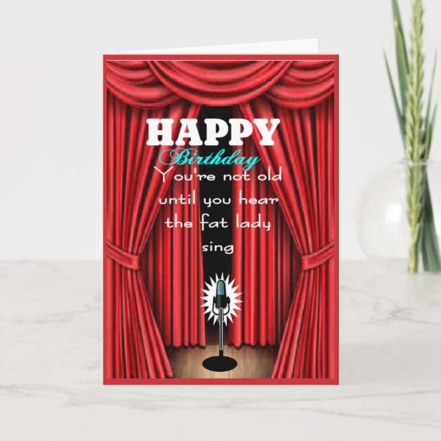 Funny sarcastic happy birthday wish karte (Vorderseite)