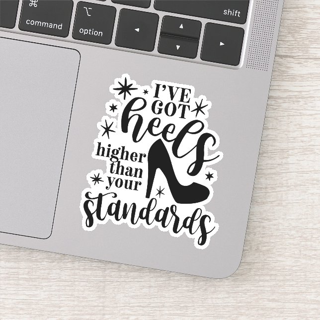 Funny Sarcastic Heelse Die Sticker Decal schneiden (Detail)
