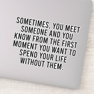 Funny Sarcastic Introvert Spaß Sprichwort Aufkleber