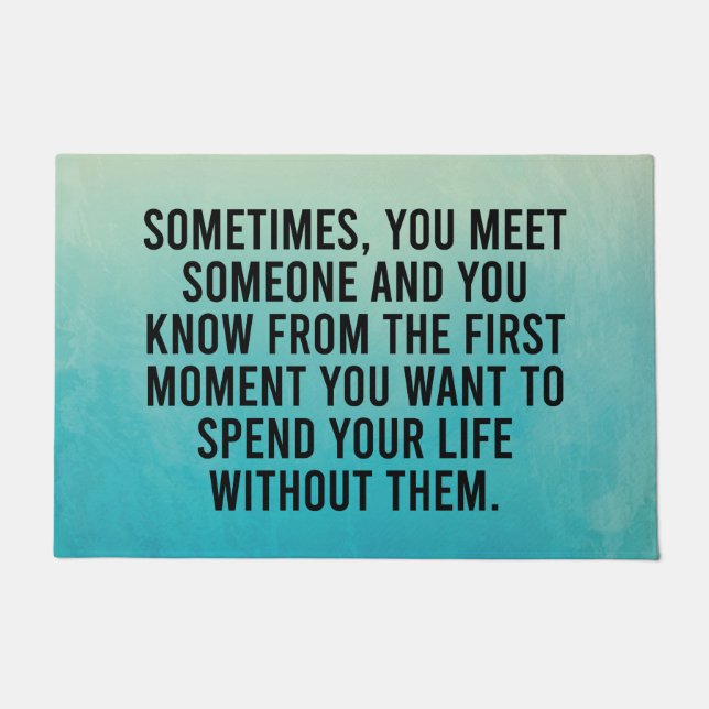 Funny Sarcastic Introvert Spaß Sprichwort Fußmatte (Vorderseite)