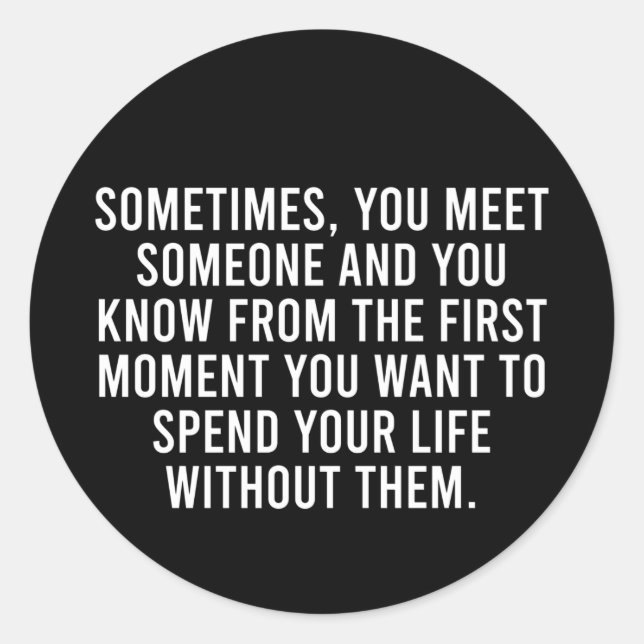 Funny Sarcastic Introvert Spaß Sprichwort Runder Aufkleber (Vorderseite)