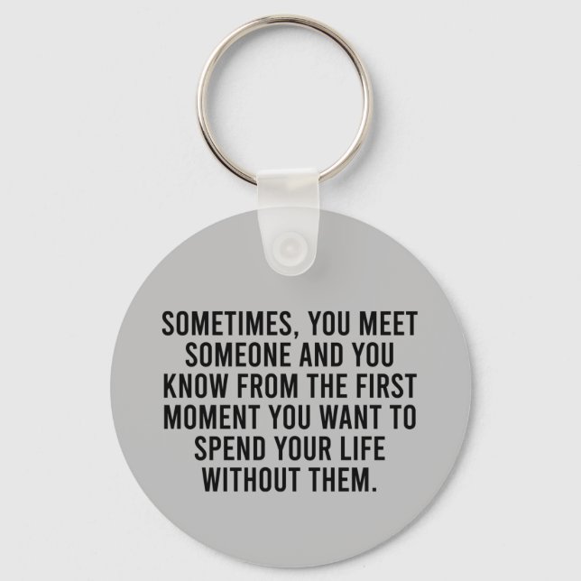 Funny Sarcastic Introvert Spaß Sprichwort Schlüsselanhänger (Vorderseite)