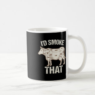 Funny Sarcastic Koch Butcher Cook Grillen ich rauc Kaffeetasse