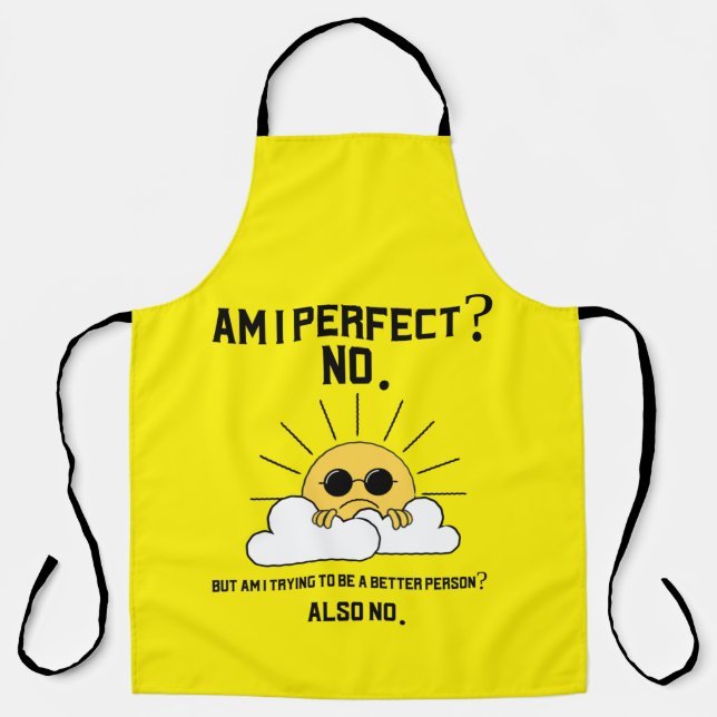 Funny Sarcastic Motivierend Geschenk Schürze (Vorderseite)