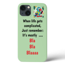 Funny Sarcastic Parrot - iPhone Case