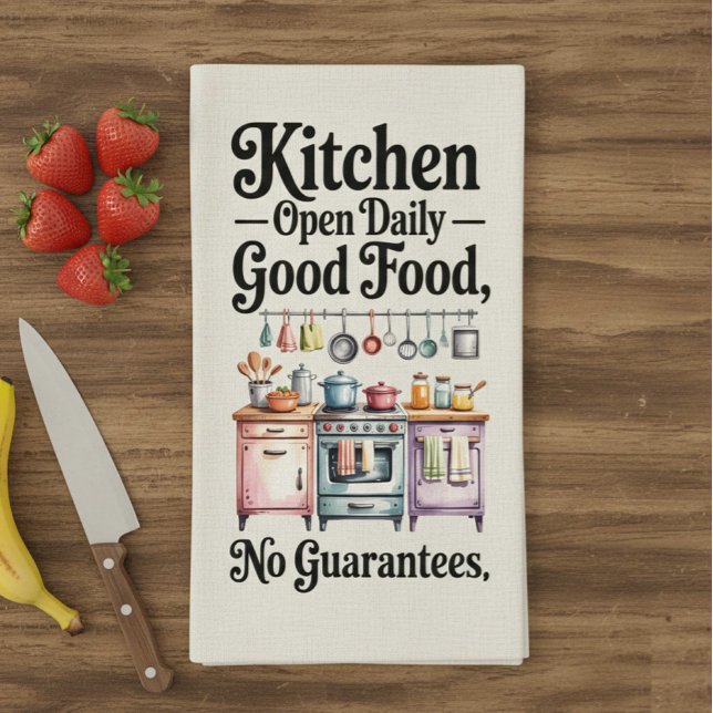 Funny Sarcastic Quote Kitchen Towel Geschirrtuch (Von Creator hochgeladen)