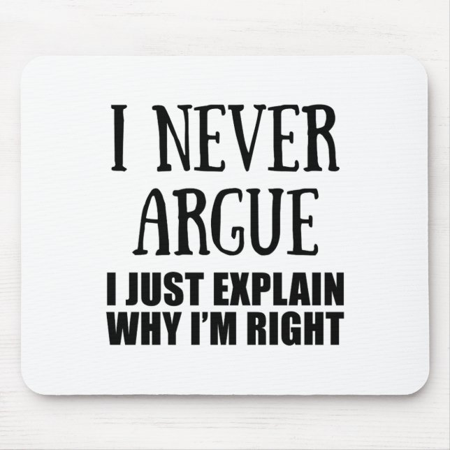 Funny Sarcastic Quotes Adult Humor Sarcasm  Mousepad (Vorne)