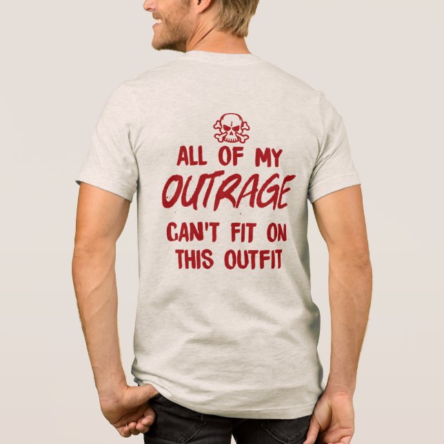 Funny Sarcastic Redewendungen Erwachsene Dark Spaß Tri-Blend Shirt (Rückseite)