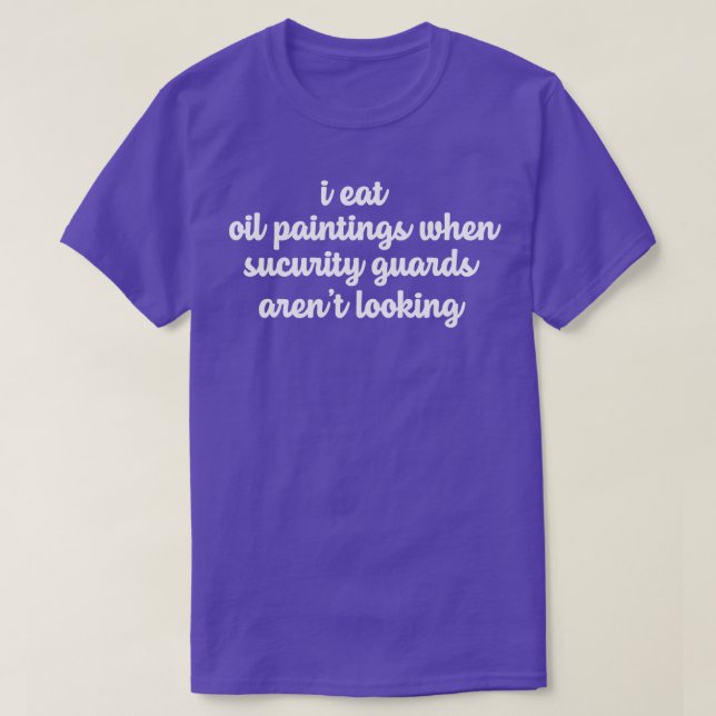 Funny Sarcastic Redewendungen Geschenk ich essen Ö T-Shirt (Design vorne)
