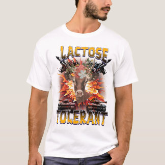 Funny Sarcastic Spaß Zitat Idee, Lactose-tolerant T-Shirt