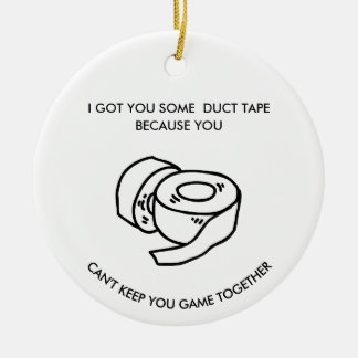Funny Sarcastic Sports Ornament Gag Gift Decor