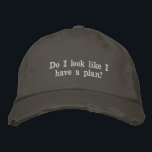 Funny Sarcastic Sprichwort Sassy Cheeky Spaß Lazy Bestickte Baseballkappe<br><div class="desc">Dieser bedrückte Hut ist mit weißem besticktem Text bestickt, der mit einem sarkastischen Blick durch das Leben wingt. Mit einem abgenutzten Aussehen und einem Gefühl für Spaß ist es perfekt für den ungestörten, überwältigten oder einfach nur zum vibing. Ideal für lässige Outfits, faule Wochenenden oder Gaben an Freunde, die in...</div>