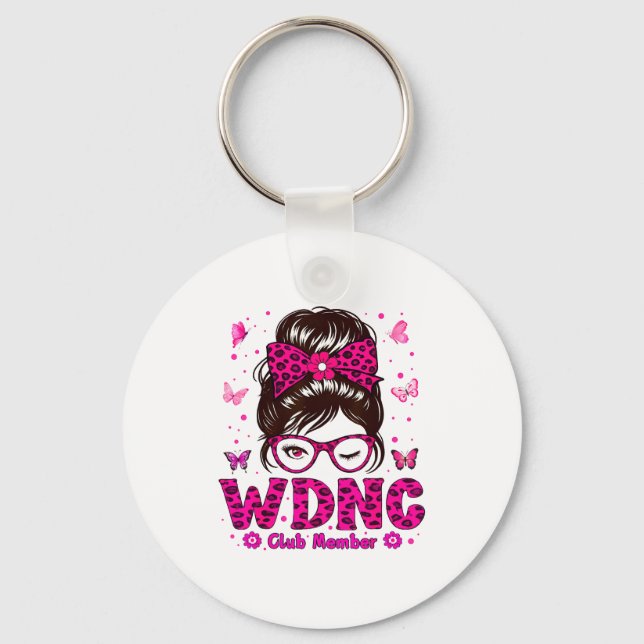 Funny Sarcastic We Do Not Care Proud Member Of Wdn Schlüsselanhänger (Vorderseite)