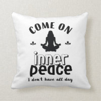 Funny Sarcastic Yoga Meditation Inner Peace Zen