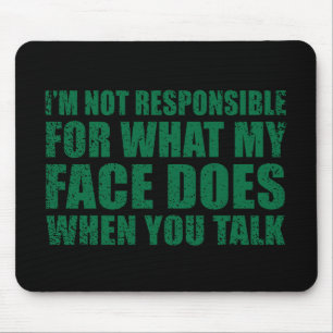 Funny sarcastic Zitate Spaß sarcasm introvertierte Mousepad