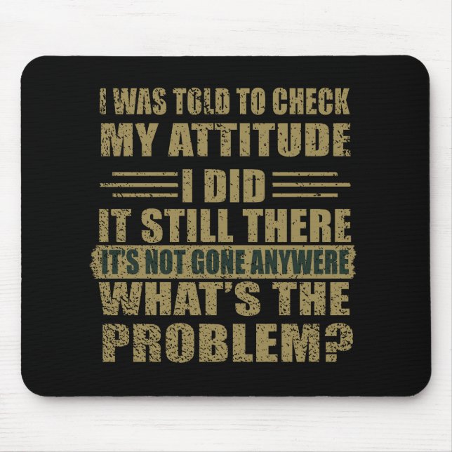 Funny sarcastic Zitate Spaß sarcasm introvertierte Mousepad (Vorne)