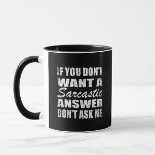 Funny sarcastic Zitate Spaß sarcasm introvertierte Tasse