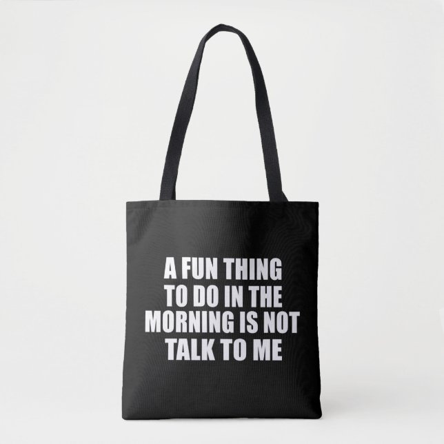 Funny sarkastic Redewendungen introvertieren Zitat Tasche (Vorderseite)