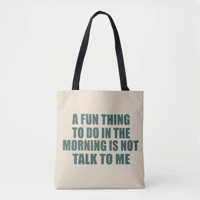 Funny sarkastic Redewendungen introvertieren Zitat Tasche (Vorderseite)