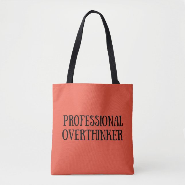 Funny Sarkastic Redewendungen Schwarzer Schriftart Tasche (Vorderseite)