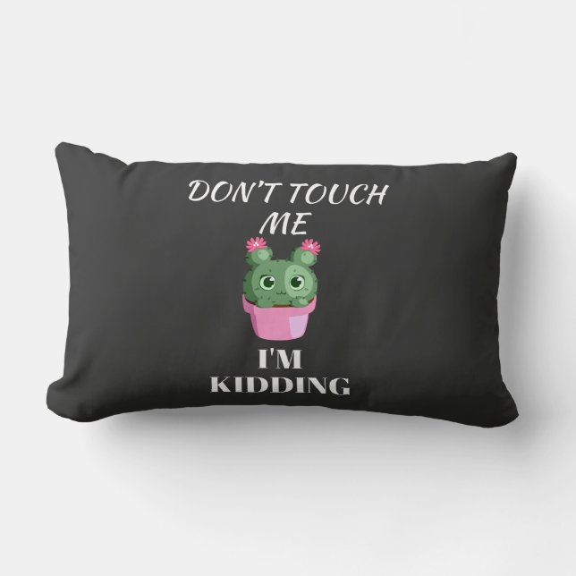 Funny sarkastisch niedlich cool lendenkissen (Vorderseite)