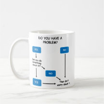 Funny, sarkastische Kaffeemaschine Tasse für Probl