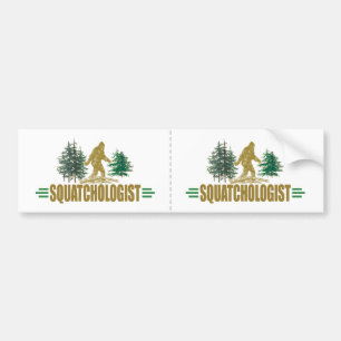 Funny Sasquatch Big Foot Believe! Autoaufkleber