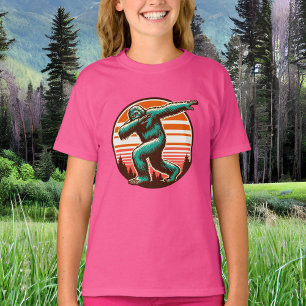 Funny Sasquatch Bigfoot Dabbing Personalisiert T-Shirt
