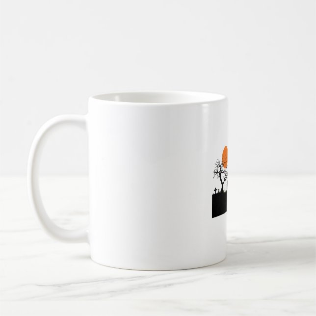 Funny Sasquatch Bigfoot Halloween T - Shirt Kaffeetasse (Links)