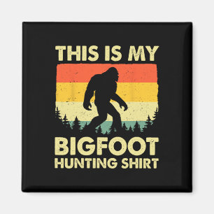 Funny Sasquatch glaubt, das ist mein Bigfoot Jagen Magnet