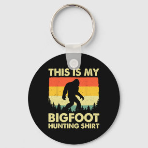 Funny Sasquatch glaubt, das ist mein Bigfoot Jagen Schlüsselanhänger