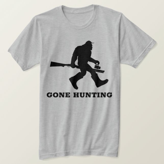Funny Sasquatch Jagd Shirt für Männer und Frauen (Design vorne)