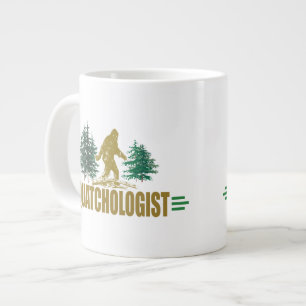 Funny Sasquatch, Squatchin, Squatching, Glauver Jumbo-Tasse