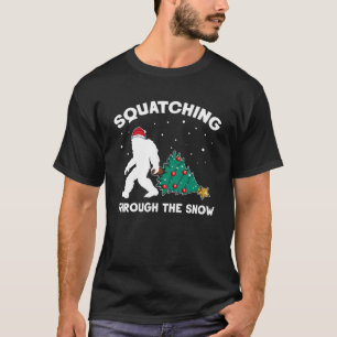 Funny Sasquatch Weihnachtszitat Tree Bigfoot Xmas T-Shirt