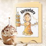Funny Sassy Modern Cartoon Happy Birthday Karte<br><div class="desc">Suchen Sie eine lustige und bequeme Karte,  um ihr lassen,  dass sie alt wird? LOL Sie können diese Karte mit ihrem Namen und Ihrer Nachricht personalisieren</div>