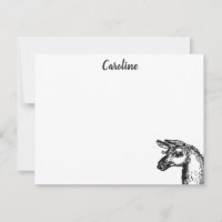 Funny Sassy No Drama Llama Zeichnend Schwarz und W