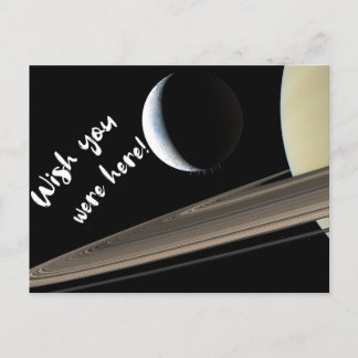 Funny Saturn Postcard Postkarte