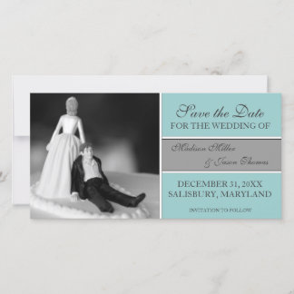 Funny Save the Date Ankündigungen {Aquamarin}