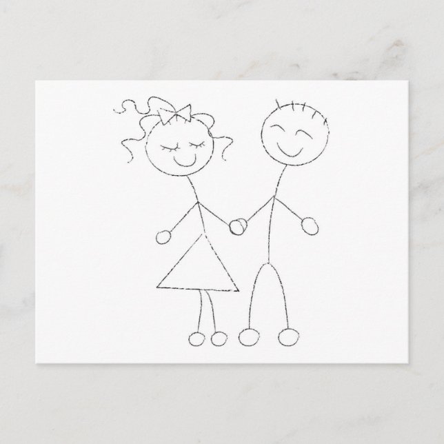 Funny Save The Date Card Ankündigungspostkarte (Vorderseite)
