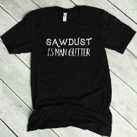 Funny Sawstaub ist ein Mensch-Glitzer