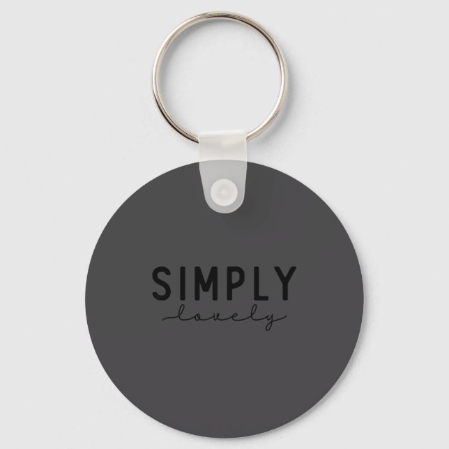 Funny Saying Quotes, Fashion Graphics Design, Simp Schlüsselanhänger (Vorderseite)